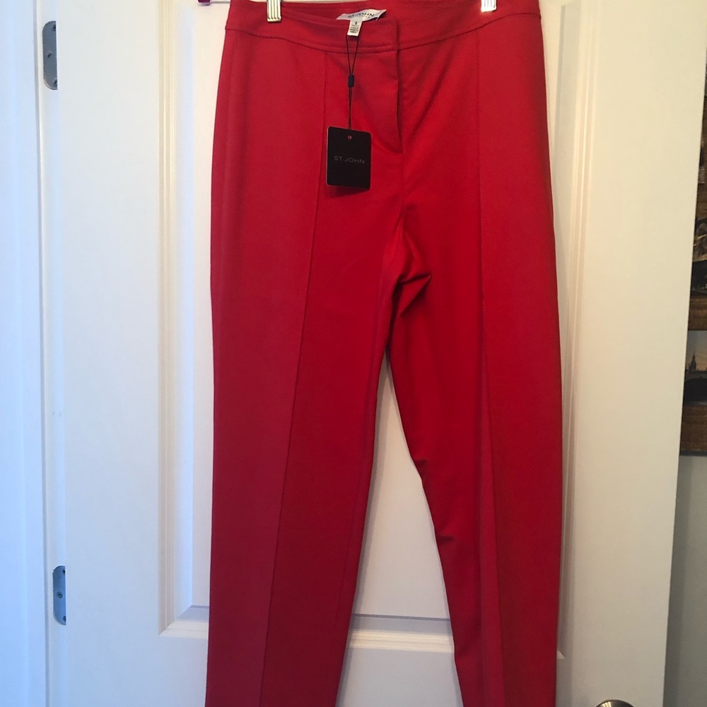 NWT ST. john Collection slacks in Sea Coral